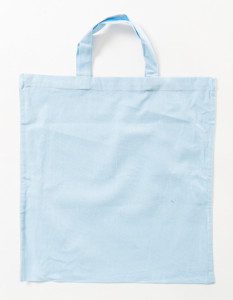Bavlněná taška barevná krátká držadla