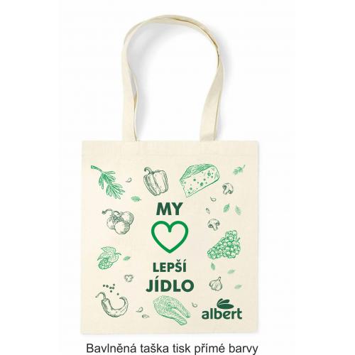 Bavlněná taška dlouhá ucha